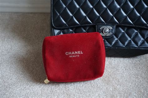 Vintage Chanel makeup bag